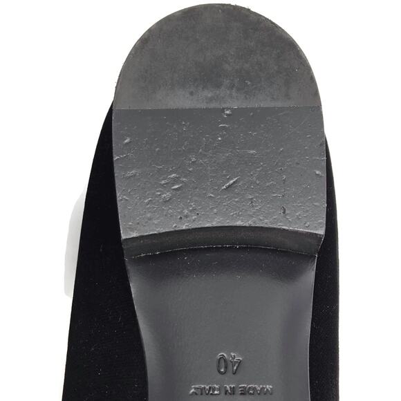 Chanel Velvet Lion Loafers Black Coco EU Size 40 US Size 10 with Box 2 Dust Bags - Picture 3 of 16